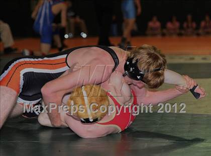 Thumbnail 3 in KSHSAA 4A State Wrestling Championships (1st Round) photogallery.