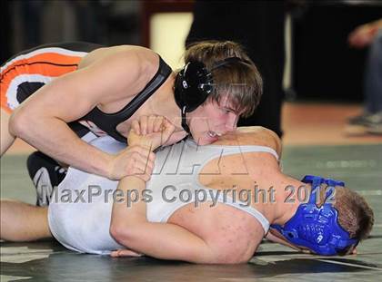 Thumbnail 3 in KSHSAA 4A State Wrestling Championships (1st Round) photogallery.