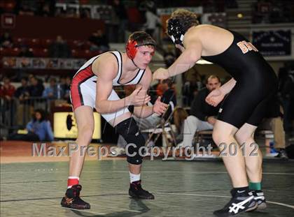 Thumbnail 3 in KSHSAA 4A State Wrestling Championships (1st Round) photogallery.