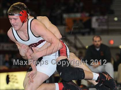 Thumbnail 1 in KSHSAA 4A State Wrestling Championships (1st Round) photogallery.