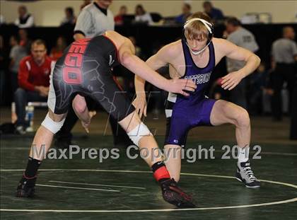 Thumbnail 2 in KSHSAA 4A State Wrestling Championships (1st Round) photogallery.