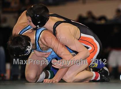 Thumbnail 1 in KSHSAA 4A State Wrestling Championships (1st Round) photogallery.