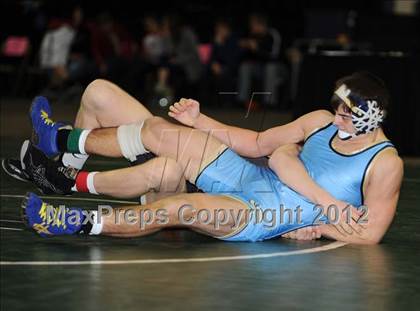 Thumbnail 2 in KSHSAA 4A State Wrestling Championships (1st Round) photogallery.