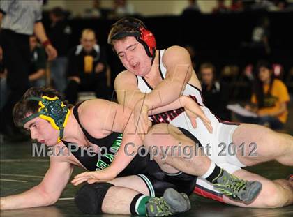 Thumbnail 1 in KSHSAA 4A State Wrestling Championships (1st Round) photogallery.