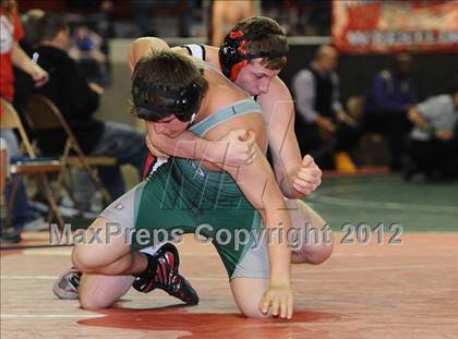 Thumbnail 3 in KSHSAA 4A State Wrestling Championships (1st Round) photogallery.