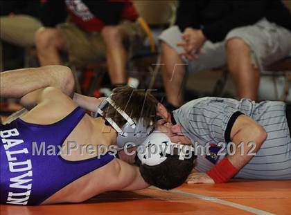 Thumbnail 2 in KSHSAA 4A State Wrestling Championships (1st Round) photogallery.