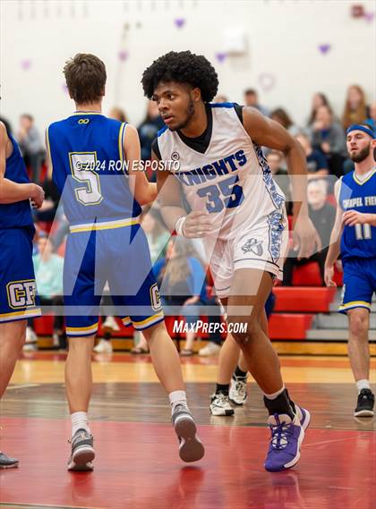 Thumbnail 3 in Chapel Field Christian vs. Smithtown Christian (NYSPHSAA Class D Regional Semifinal) photogallery.