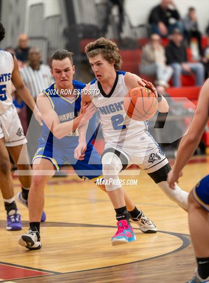 Thumbnail 2 in Chapel Field Christian vs. Smithtown Christian (NYSPHSAA Class D Regional Semifinal) photogallery.
