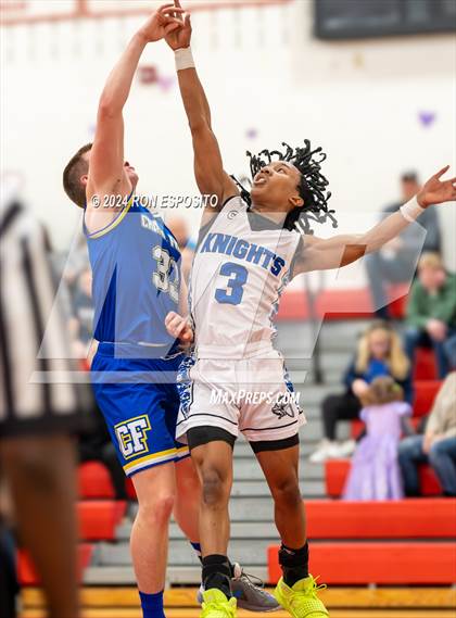 Thumbnail 2 in Chapel Field Christian vs. Smithtown Christian (NYSPHSAA Class D Regional Semifinal) photogallery.