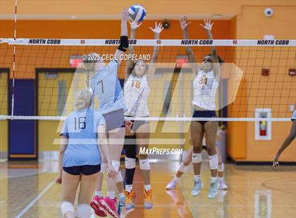 Thumbnail 3 in Pope vs. North Cobb (Cobb County Tournament) photogallery.