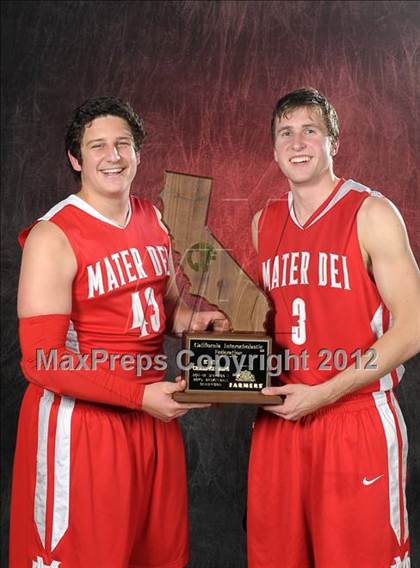 Thumbnail 2 in Mater Dei (CIF State D1 Award Photos) photogallery.