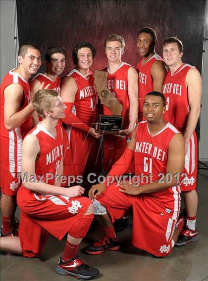 Thumbnail 2 in Mater Dei (CIF State D1 Award Photos) photogallery.