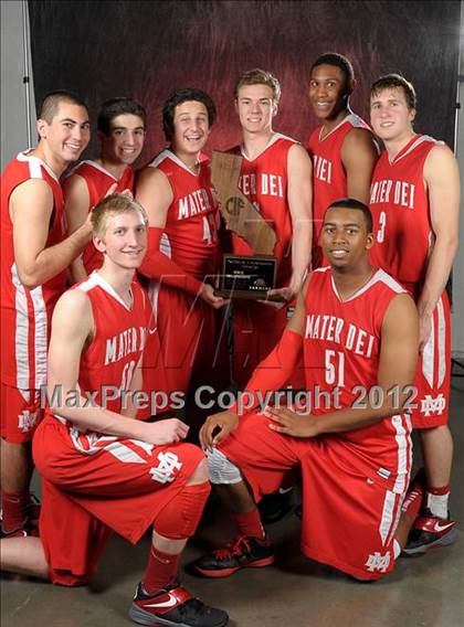 Thumbnail 1 in Mater Dei (CIF State D1 Award Photos) photogallery.