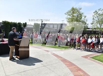 Thumbnail 2 in Mater Dei Girls Volleyball (Tour of Champions) photogallery.