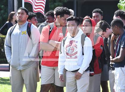 Thumbnail 1 in Mater Dei Girls Volleyball (Tour of Champions) photogallery.