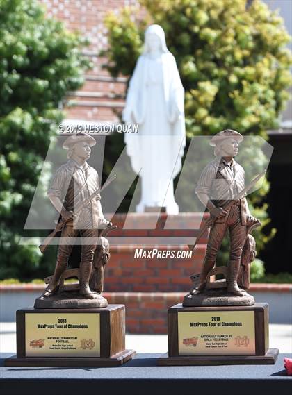 Thumbnail 1 in Mater Dei Girls Volleyball (Tour of Champions) photogallery.