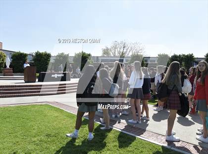 Thumbnail 3 in Mater Dei Girls Volleyball (Tour of Champions) photogallery.