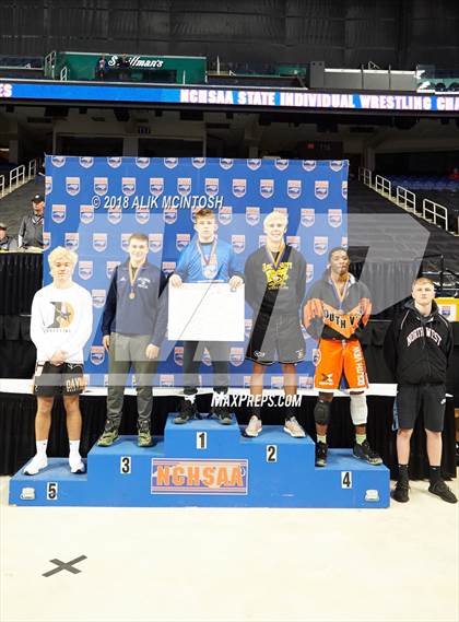 Thumbnail 2 in NCHSAA Wrestling Championships (Parade and Awards) photogallery.
