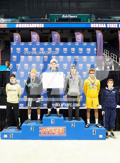 Thumbnail 3 in NCHSAA Wrestling Championships (Parade and Awards) photogallery.