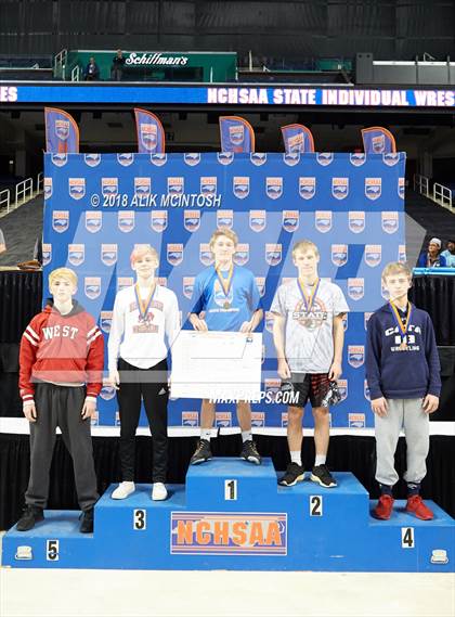 Thumbnail 2 in NCHSAA Wrestling Championships (Parade and Awards) photogallery.