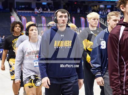 Thumbnail 1 in NCHSAA Wrestling Championships (Parade and Awards) photogallery.