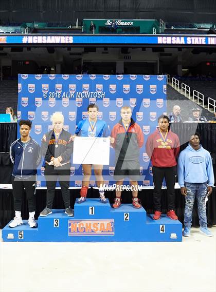 Thumbnail 3 in NCHSAA Wrestling Championships (Parade and Awards) photogallery.