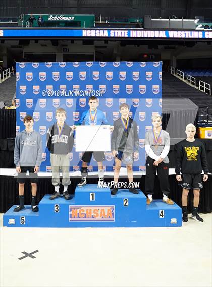 Thumbnail 3 in NCHSAA Wrestling Championships (Parade and Awards) photogallery.