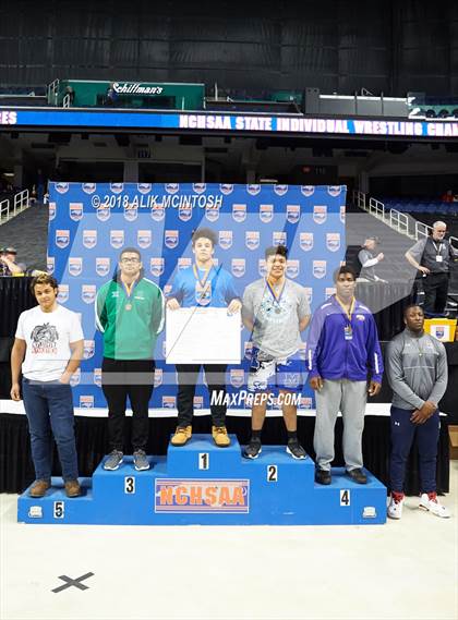 Thumbnail 1 in NCHSAA Wrestling Championships (Parade and Awards) photogallery.