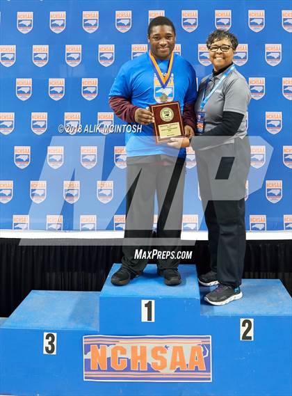 Thumbnail 1 in NCHSAA Wrestling Championships (Parade and Awards) photogallery.