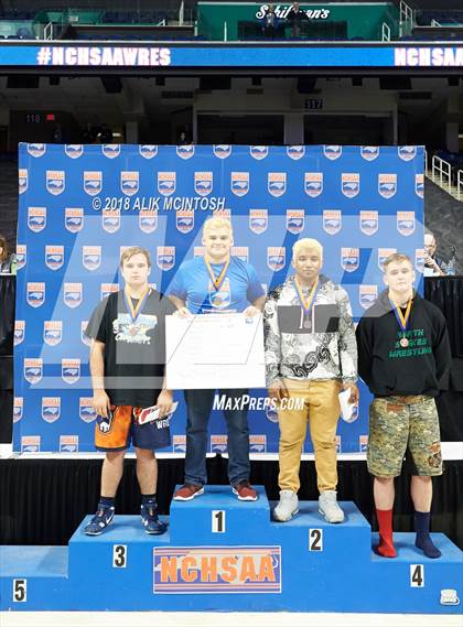 Thumbnail 1 in NCHSAA Wrestling Championships (Parade and Awards) photogallery.