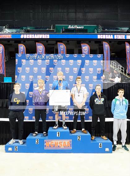 Thumbnail 1 in NCHSAA Wrestling Championships (Parade and Awards) photogallery.
