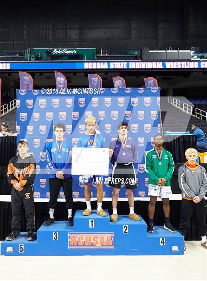 Thumbnail 3 in NCHSAA Wrestling Championships (Parade and Awards) photogallery.