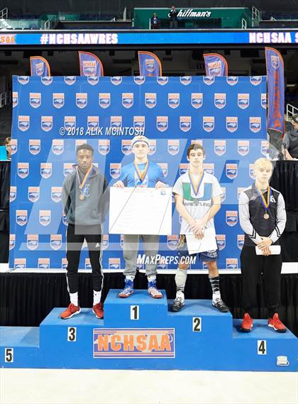 Thumbnail 1 in NCHSAA Wrestling Championships (Parade and Awards) photogallery.