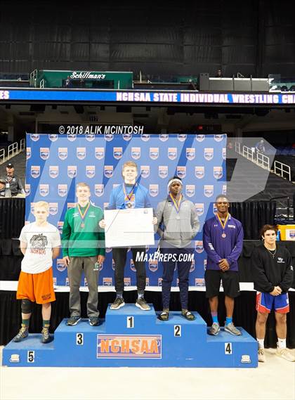 Thumbnail 1 in NCHSAA Wrestling Championships (Parade and Awards) photogallery.
