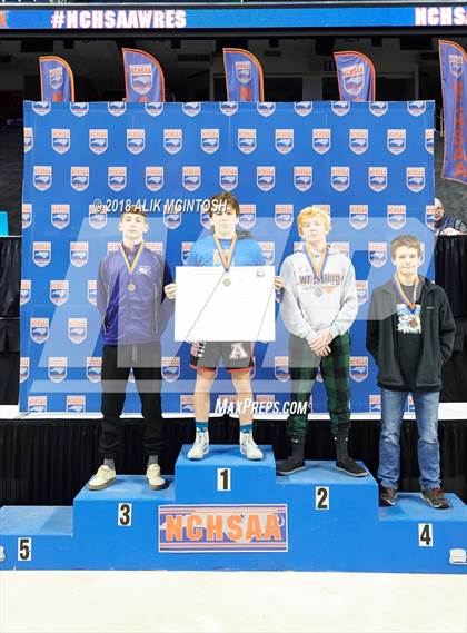 Thumbnail 2 in NCHSAA Wrestling Championships (Parade and Awards) photogallery.