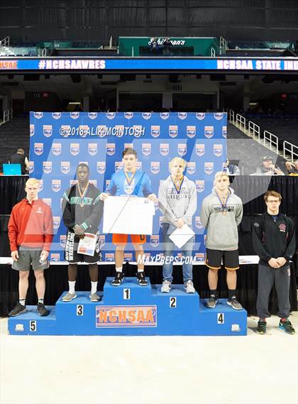 Thumbnail 1 in NCHSAA Wrestling Championships (Parade and Awards) photogallery.