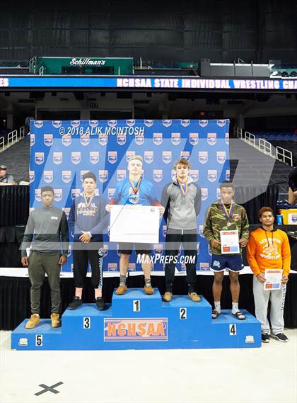 Thumbnail 1 in NCHSAA Wrestling Championships (Parade and Awards) photogallery.