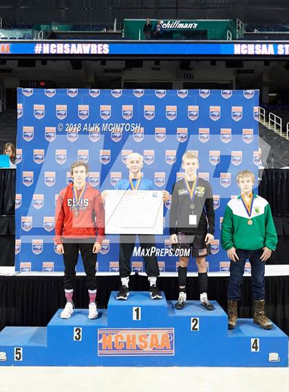 Thumbnail 3 in NCHSAA Wrestling Championships (Parade and Awards) photogallery.