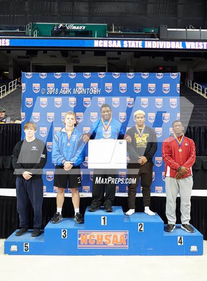 Thumbnail 3 in NCHSAA Wrestling Championships (Parade and Awards) photogallery.