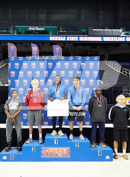 Thumbnail 3 in NCHSAA Wrestling Championships (Parade and Awards) photogallery.