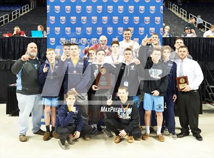 Thumbnail 3 in NCHSAA Wrestling Championships (Parade and Awards) photogallery.