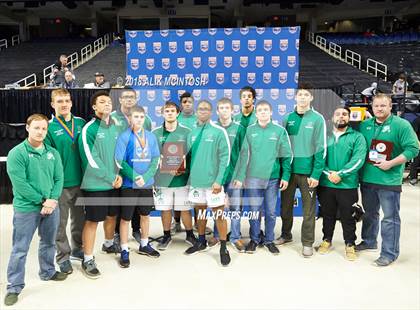 Thumbnail 1 in NCHSAA Wrestling Championships (Parade and Awards) photogallery.