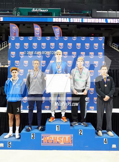 Thumbnail 2 in NCHSAA Wrestling Championships (Parade and Awards) photogallery.