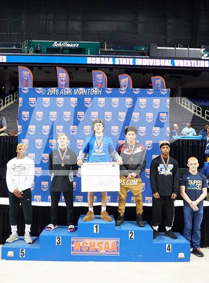 Thumbnail 2 in NCHSAA Wrestling Championships (Parade and Awards) photogallery.