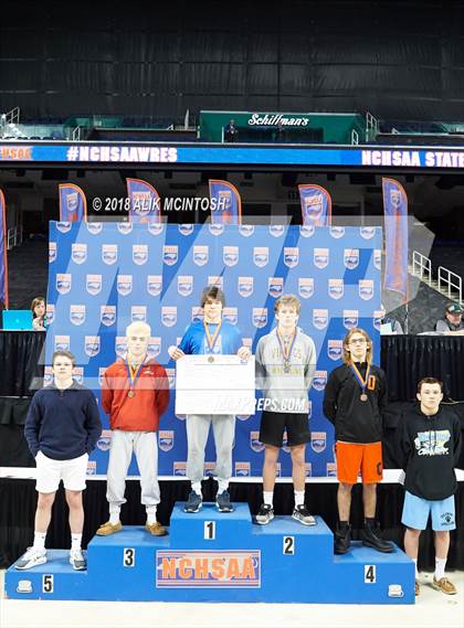 Thumbnail 2 in NCHSAA Wrestling Championships (Parade and Awards) photogallery.