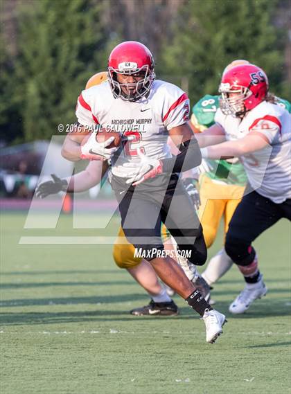 Thumbnail 1 in Archbishop Murphy @ Tumwater (WIAA 2A Quarterfinal Playoffl) photogallery.