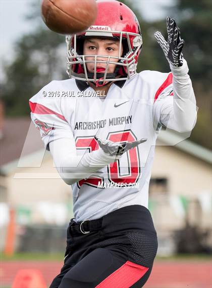 Thumbnail 3 in Archbishop Murphy @ Tumwater (WIAA 2A Quarterfinal Playoffl) photogallery.