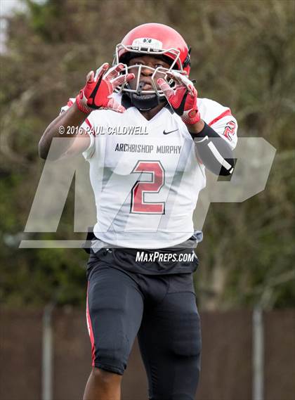 Thumbnail 3 in Archbishop Murphy @ Tumwater (WIAA 2A Quarterfinal Playoffl) photogallery.