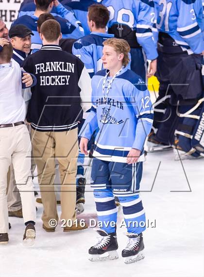 Thumbnail 2 in Franklin vs St. Mary's (MIAA Division 1 Final) photogallery.