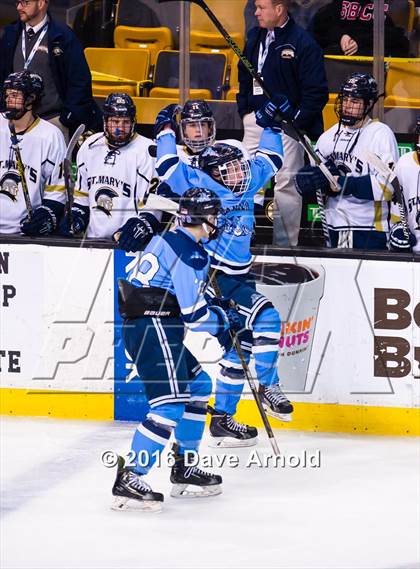 Thumbnail 3 in Franklin vs St. Mary's (MIAA Division 1 Final) photogallery.